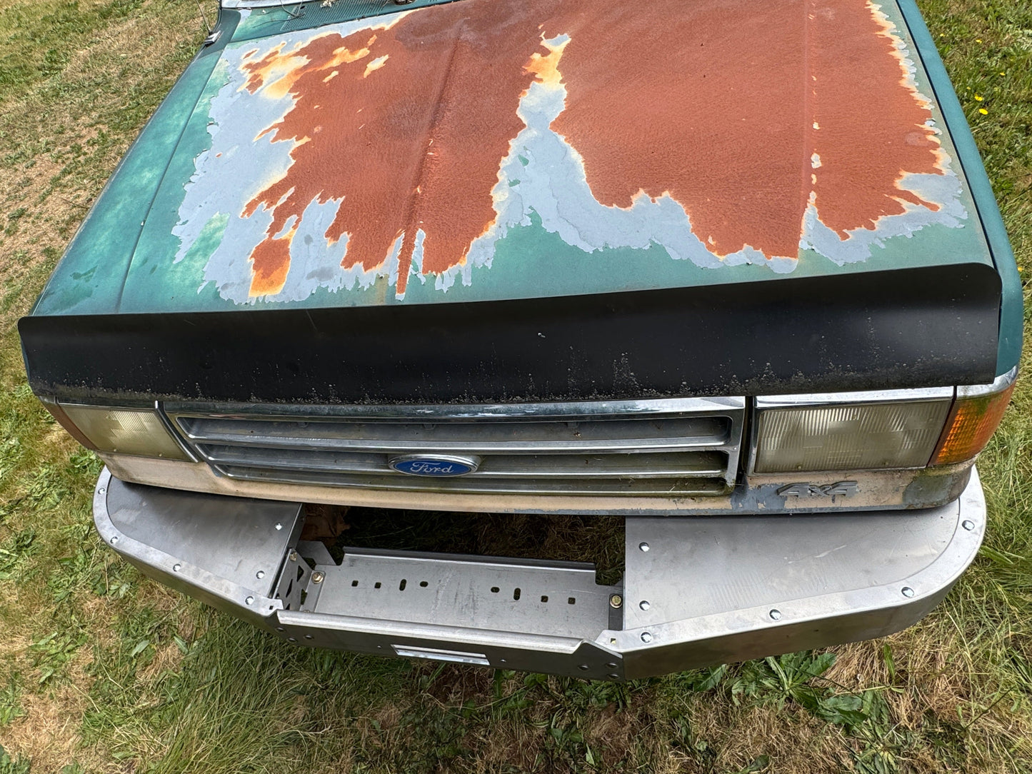 Engineered Vintage ‘GOAT' winch bumper - 1987-1997 Ford F-Series