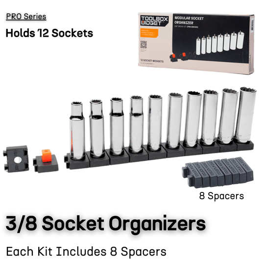 Toolbox Widget 3/8" Socket Organizers