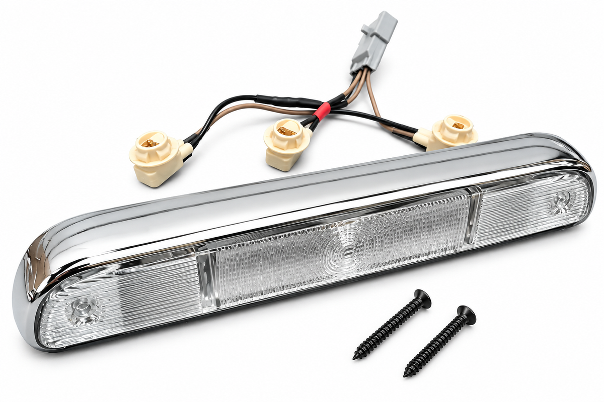 Complete Performance Chrome Clear Third Brake Light Package - 1994-1997 Ford F-Series & Bronco