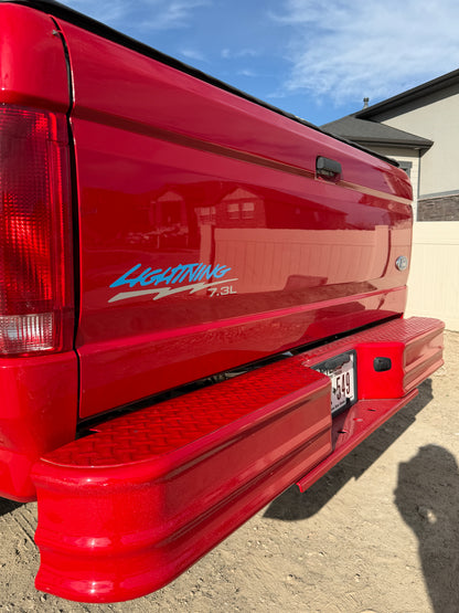 OEM Style Paintable Rear Bumper - 1980-1997 Ford F-Series/Bronco