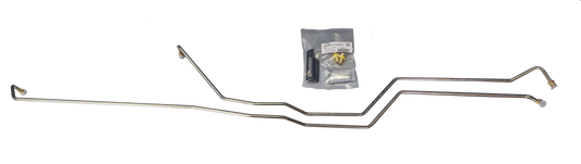 94.5-97 7.3L CNC Fab E4OD Transmission Cooler Stainless Line Kit - 425005