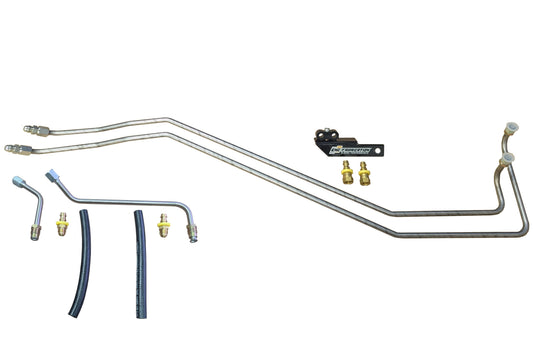 98.5-03 7.3L CNC Fab ZF6 Transmission Cooler Line Kit w/ 3/8" Barbs - 425008
