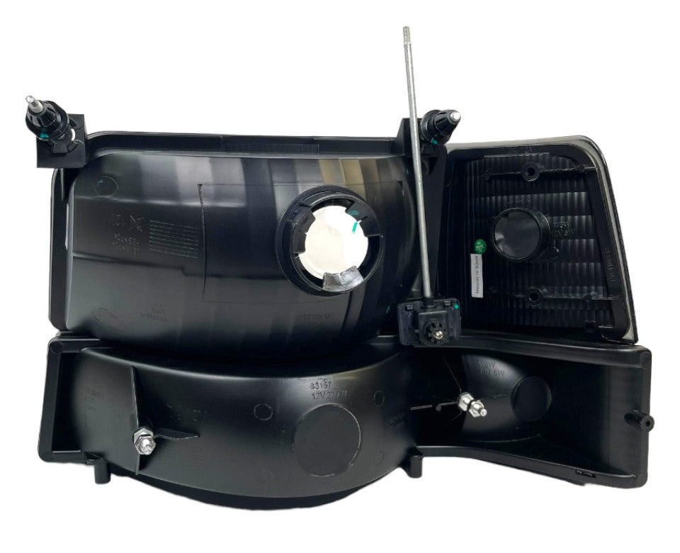 Smoked Diffused Headlight Kit - (92-97 F-Series and Bronco)