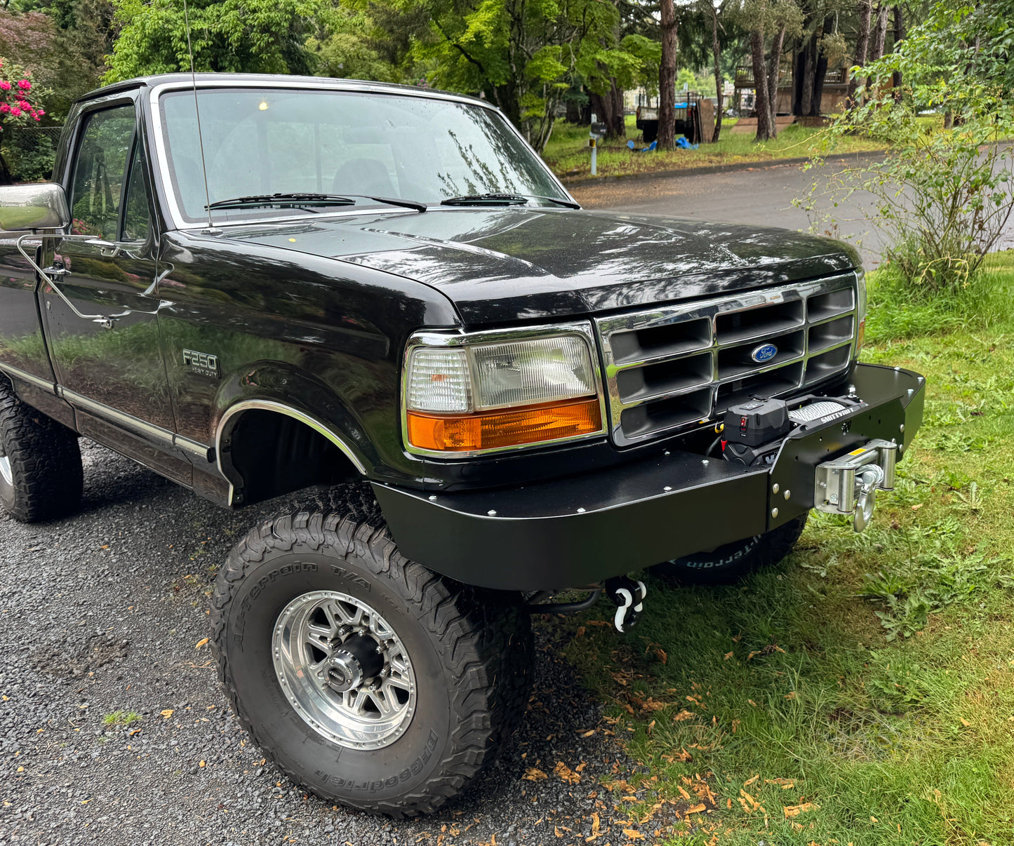 Engineered Vintage ‘GOAT' winch bumper - 1987-1997 Ford F-Series