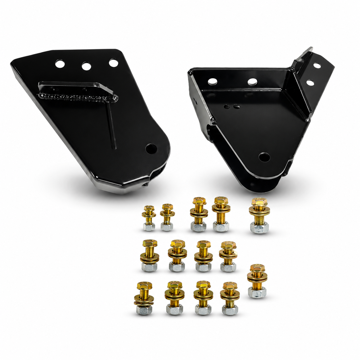 Desolate Motorsports 2" Beam Drop Brackets (fits 2wd & 4wd) - 1980-1997 Ford F-Series/Bronco