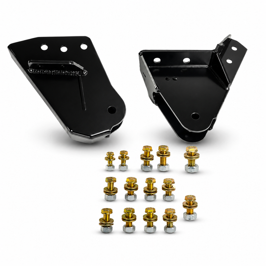 Desolate Motorsports 2" Beam Drop Brackets (fits 2wd & 4wd) - 1980-1997 Ford F-Series/Bronco
