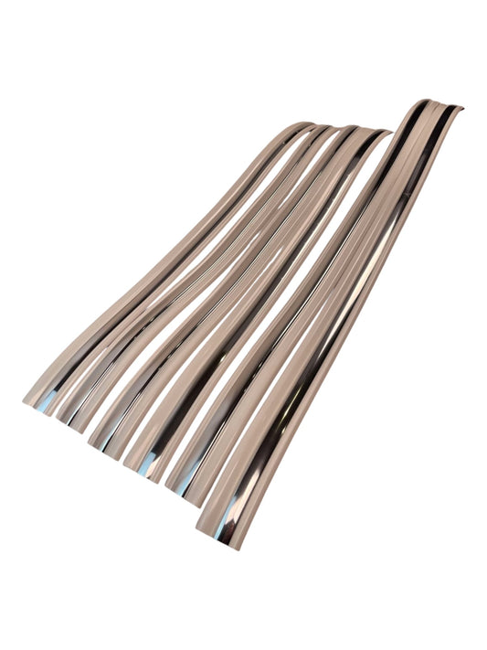 Complete Performance Chrome Body Molding Set - White - 1992-1997 F-Series & Bronco