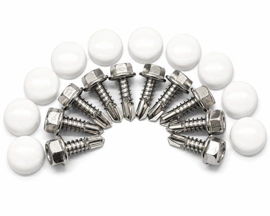 Complete Performance Lund Sun Visor Mounting Hardware Stainless Screws - 1992-1997 Ford F-Series & Bronco