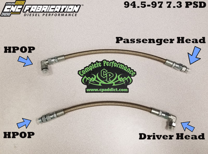 94.5-97 7.3L CNC Fab OBS HPOP Line Kit - 424001