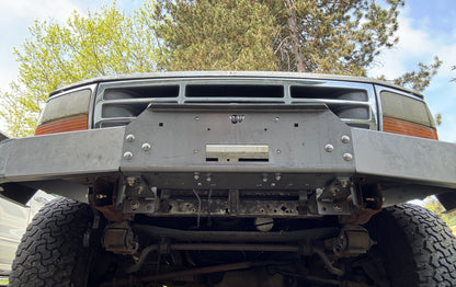 Engineered Vintage ‘GOAT' winch bumper - 1987-1997 Ford F-Series