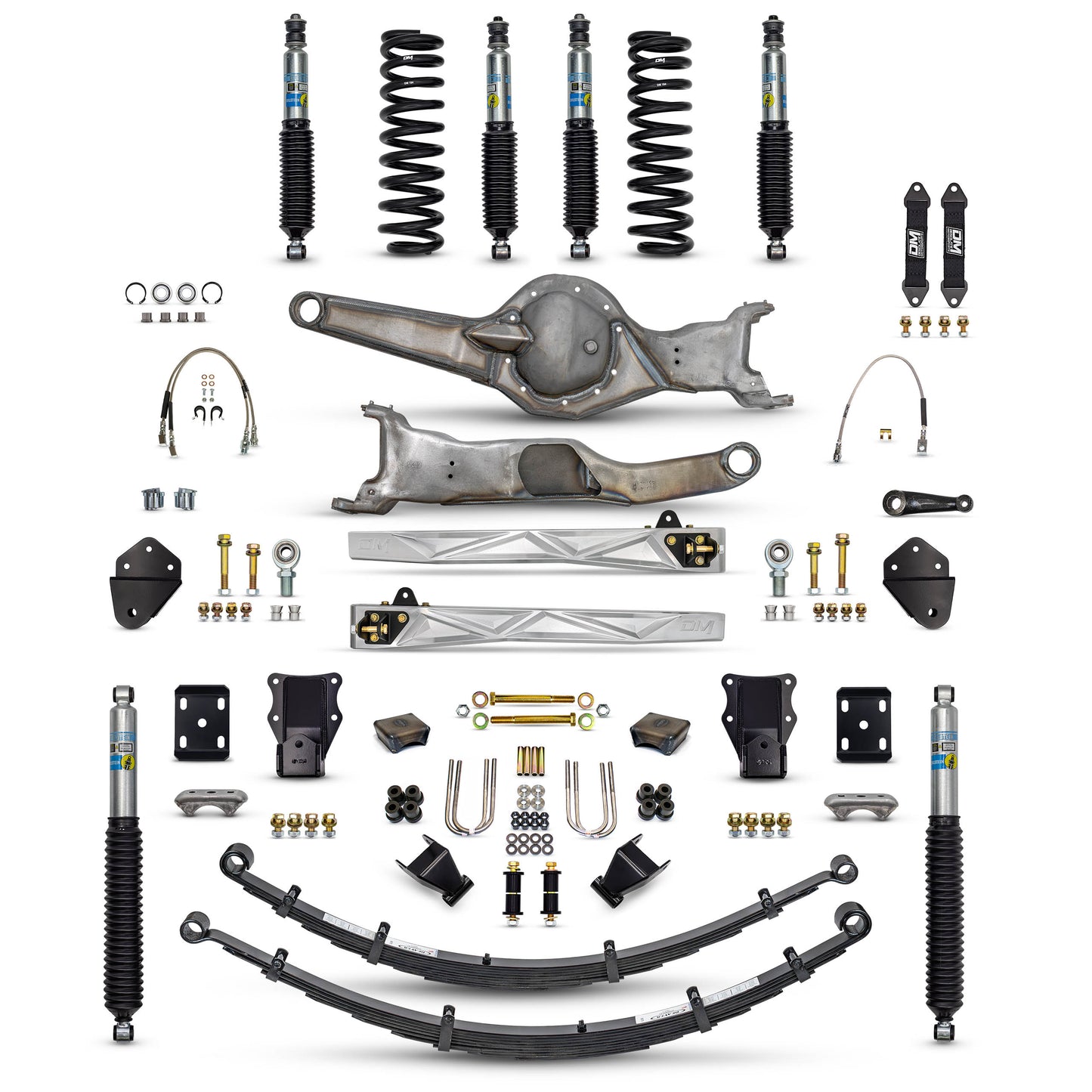 Desolate Motorsports 4" Mid-Travel "BETTER" Suspension System (Front & Rear) – 1980–1996 Ford F-Series