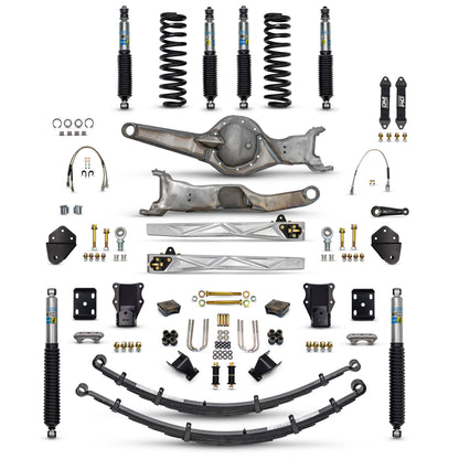 Desolate Motorsports 4" Mid-Travel "BETTER" Suspension System (Front & Rear) – 1980–1996 Ford F-Series