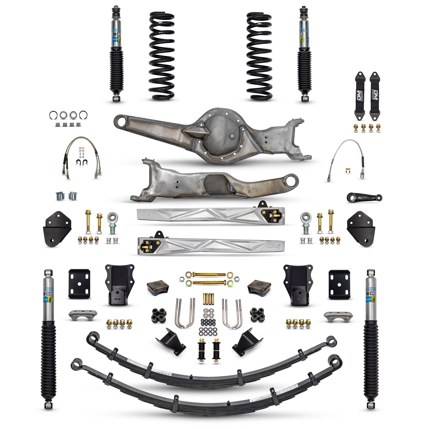 Desolate Motorsports 4" Mid-Travel "BETTER" Suspension System (Front & Rear) – 1980–1996 Ford F-Series