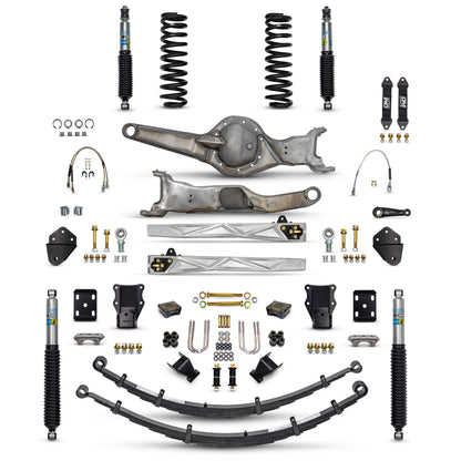 Desolate Motorsports 4" Mid-Travel "BETTER" Suspension System (Front & Rear) – 1980–1996 Ford F-Series