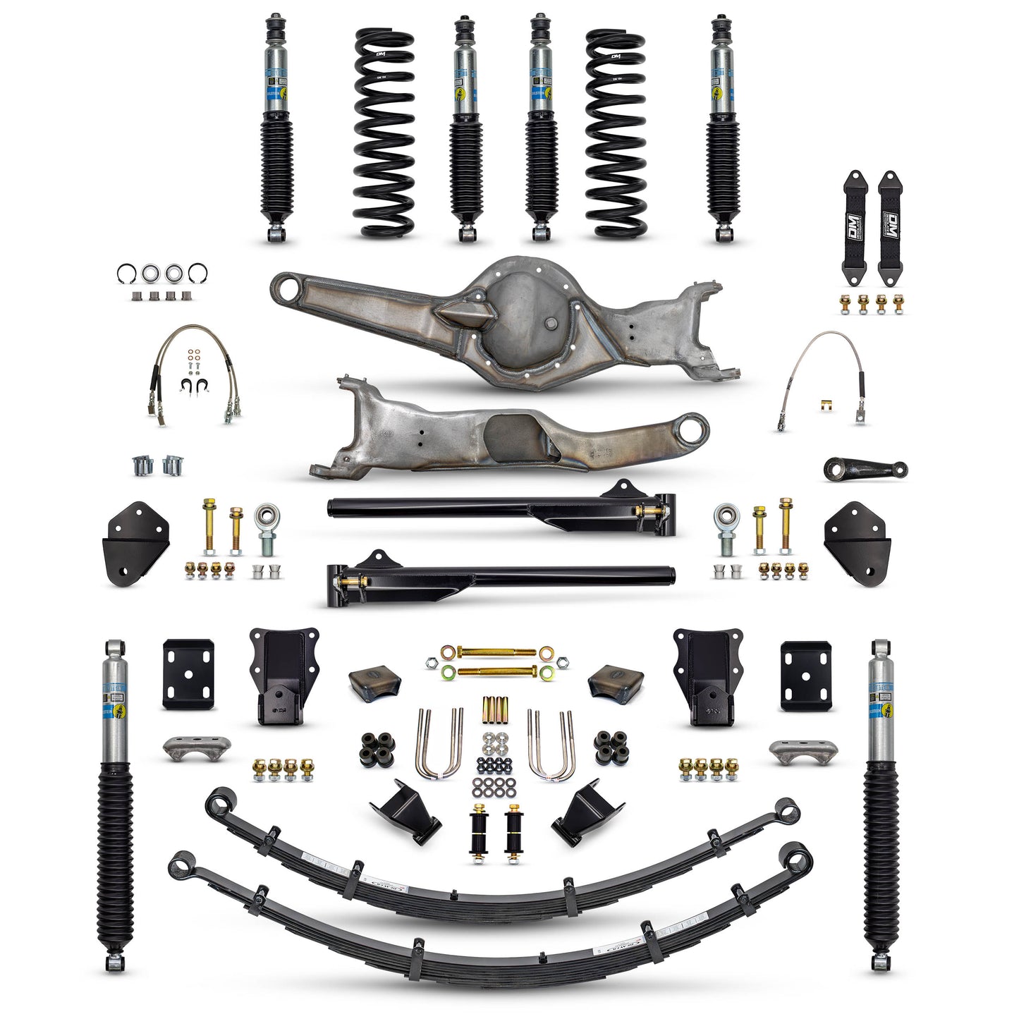 Desolate Motorsports 4" Mid-Travel "BETTER" Suspension System (Front & Rear) – 1980–1996 Ford F-Series