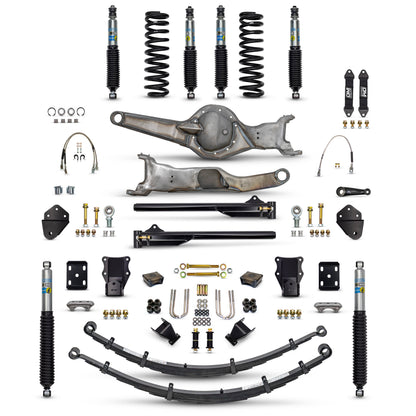 Desolate Motorsports 4" Mid-Travel "BETTER" Suspension System (Front & Rear) – 1980–1996 Ford F-Series