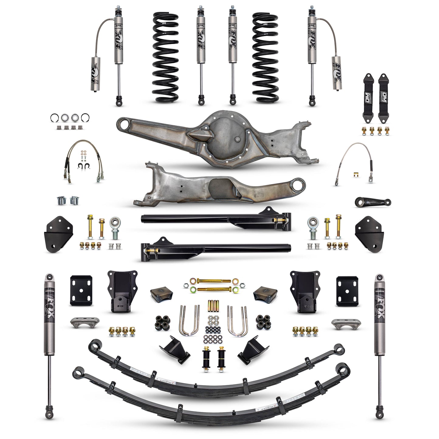 Desolate Motorsports 4" Mid-Travel "BETTER" Suspension System (Front & Rear) – 1980–1996 Ford F-Series