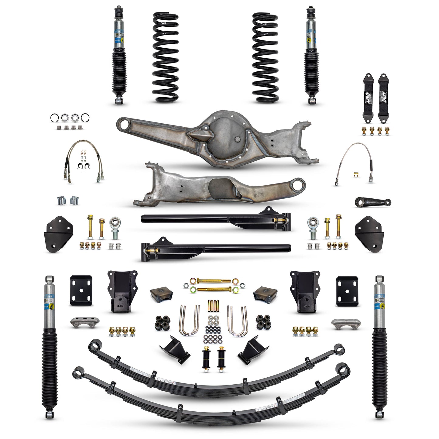 Desolate Motorsports 4" Mid-Travel "BETTER" Suspension System (Front & Rear) – 1980–1996 Ford F-Series