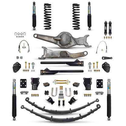 Desolate Motorsports 4" Mid-Travel "BETTER" Suspension System (Front & Rear) – 1980–1996 Ford F-Series