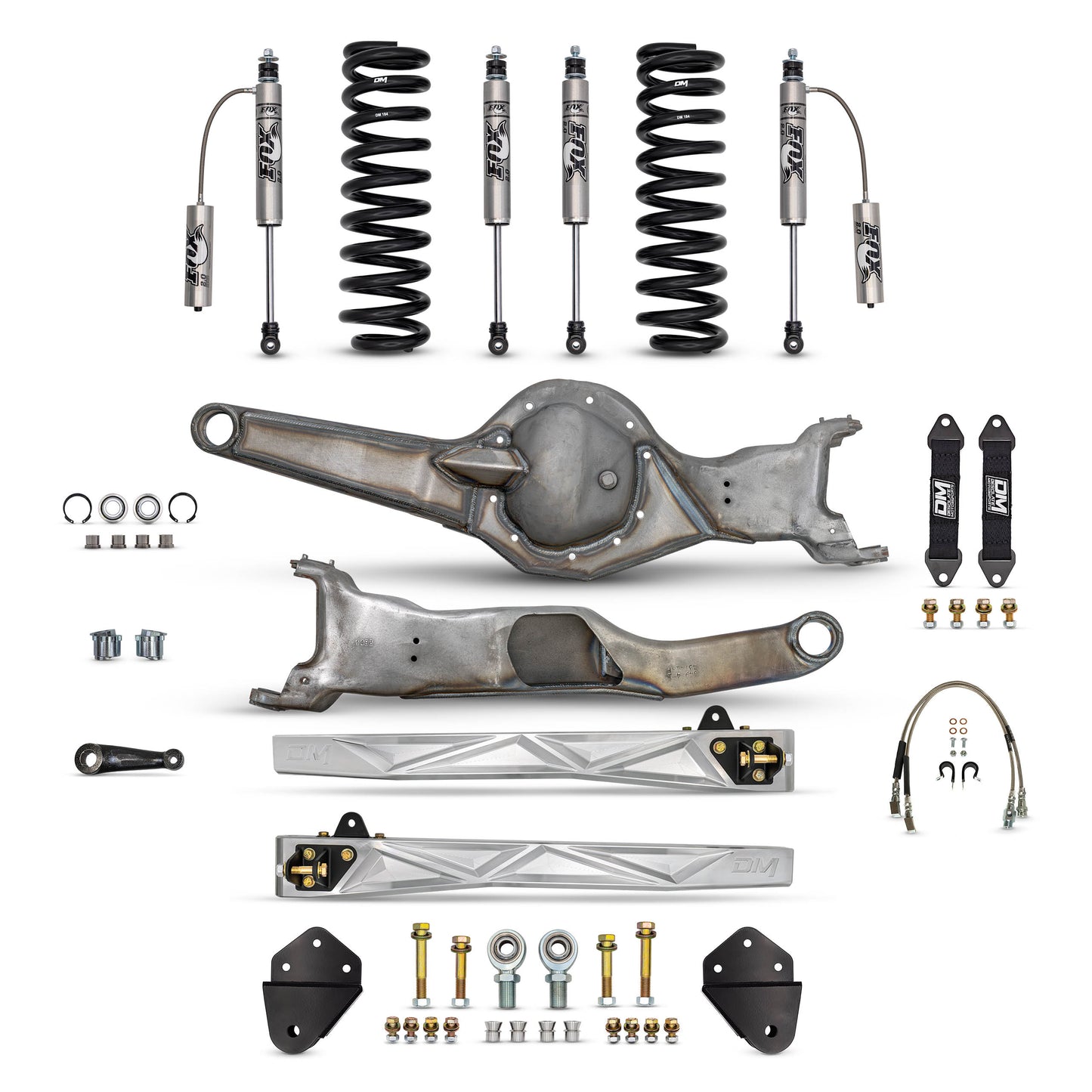 Desolate Motorsports Front 4" Mid Travel Lift Kit  (Bolt-on) - 1980-1996 Ford F150/Bronco