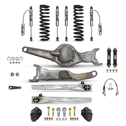 Desolate Motorsports Front 4" Mid Travel Lift Kit  (Bolt-on) - 1980-1996 Ford F150/Bronco