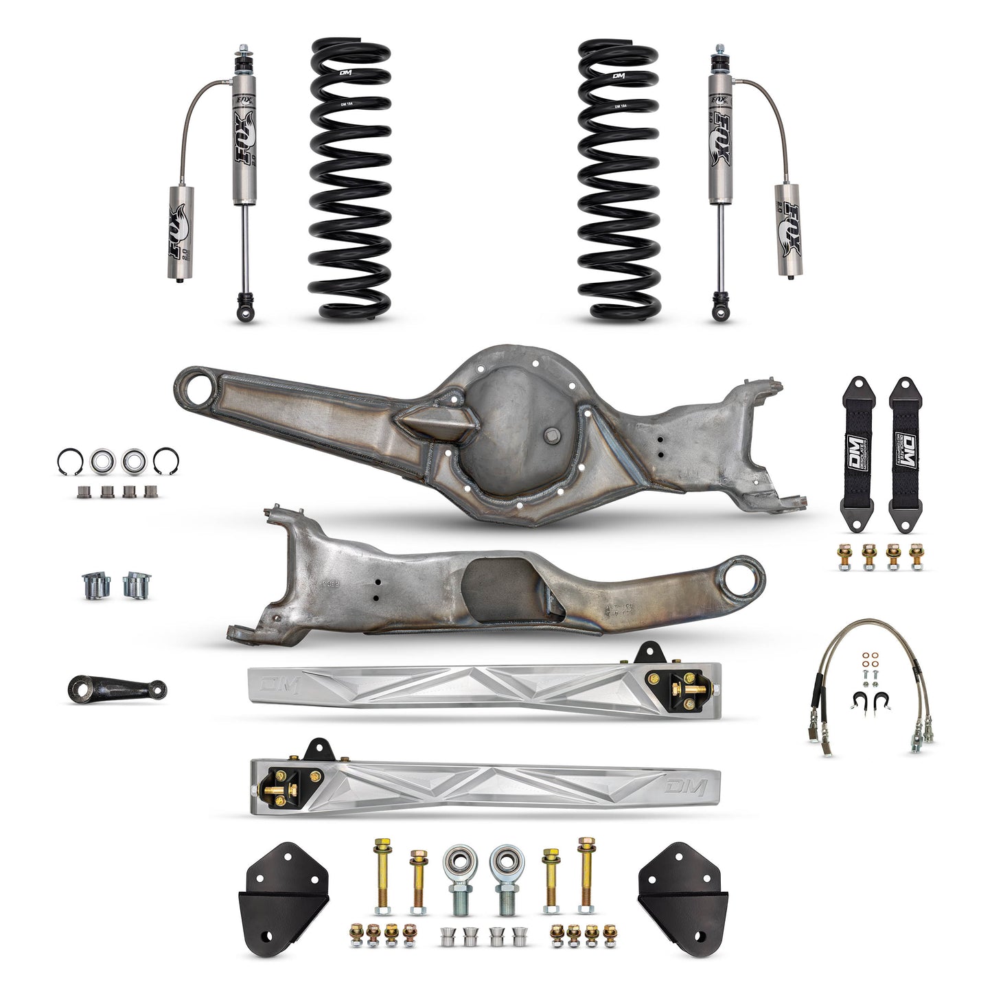 Desolate Motorsports Front 4" Mid Travel Lift Kit  (Bolt-on) - 1980-1996 Ford F150/Bronco