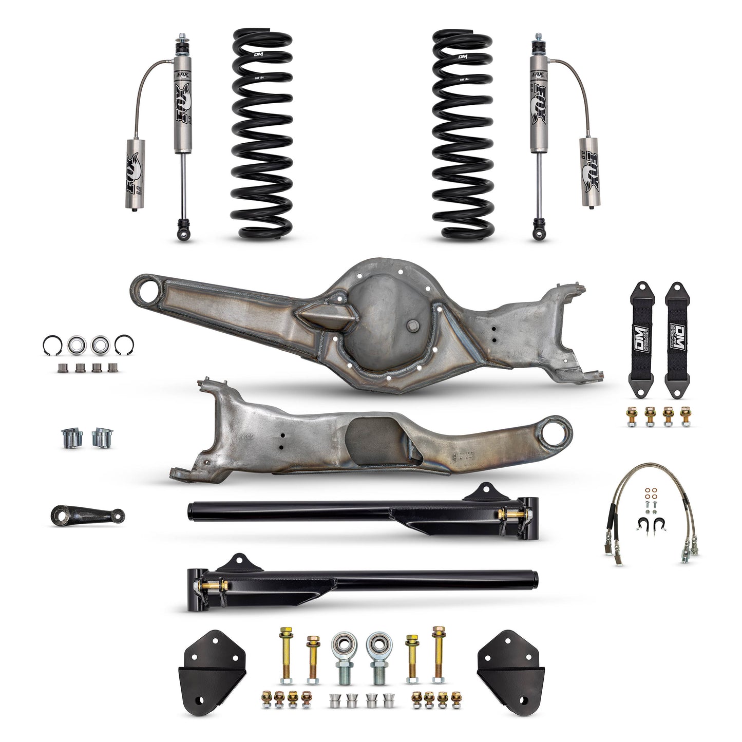 Desolate Motorsports Front 4" Mid Travel Lift Kit  (Bolt-on) - 1980-1996 Ford F150/Bronco