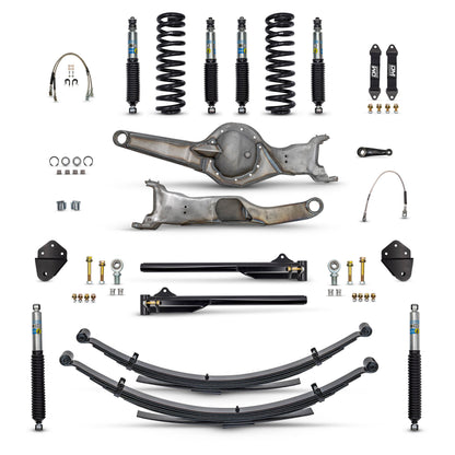 Desolate Motorsports 4" "DAILY DRIVER" Suspension System (Front & Rear) – 1980–1996 Ford F-Series