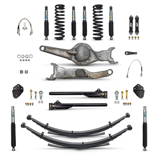 Desolate Motorsports 4" "DAILY DRIVER" Suspension System (Front & Rear) – 1980–1996 Ford F-Series