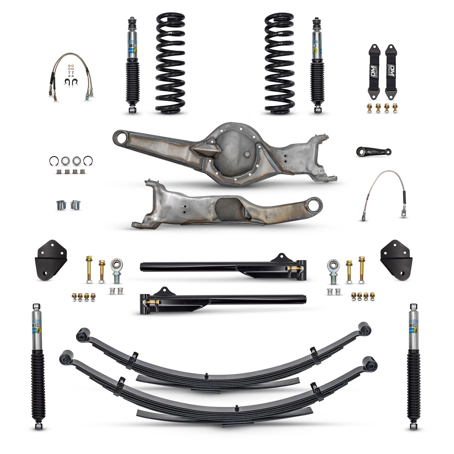 Desolate Motorsports 4" "DAILY DRIVER" Suspension System (Front & Rear) – 1980–1996 Ford F-Series