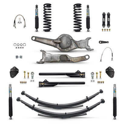Desolate Motorsports 4" "DAILY DRIVER" Suspension System (Front & Rear) – 1980–1996 Ford F-Series
