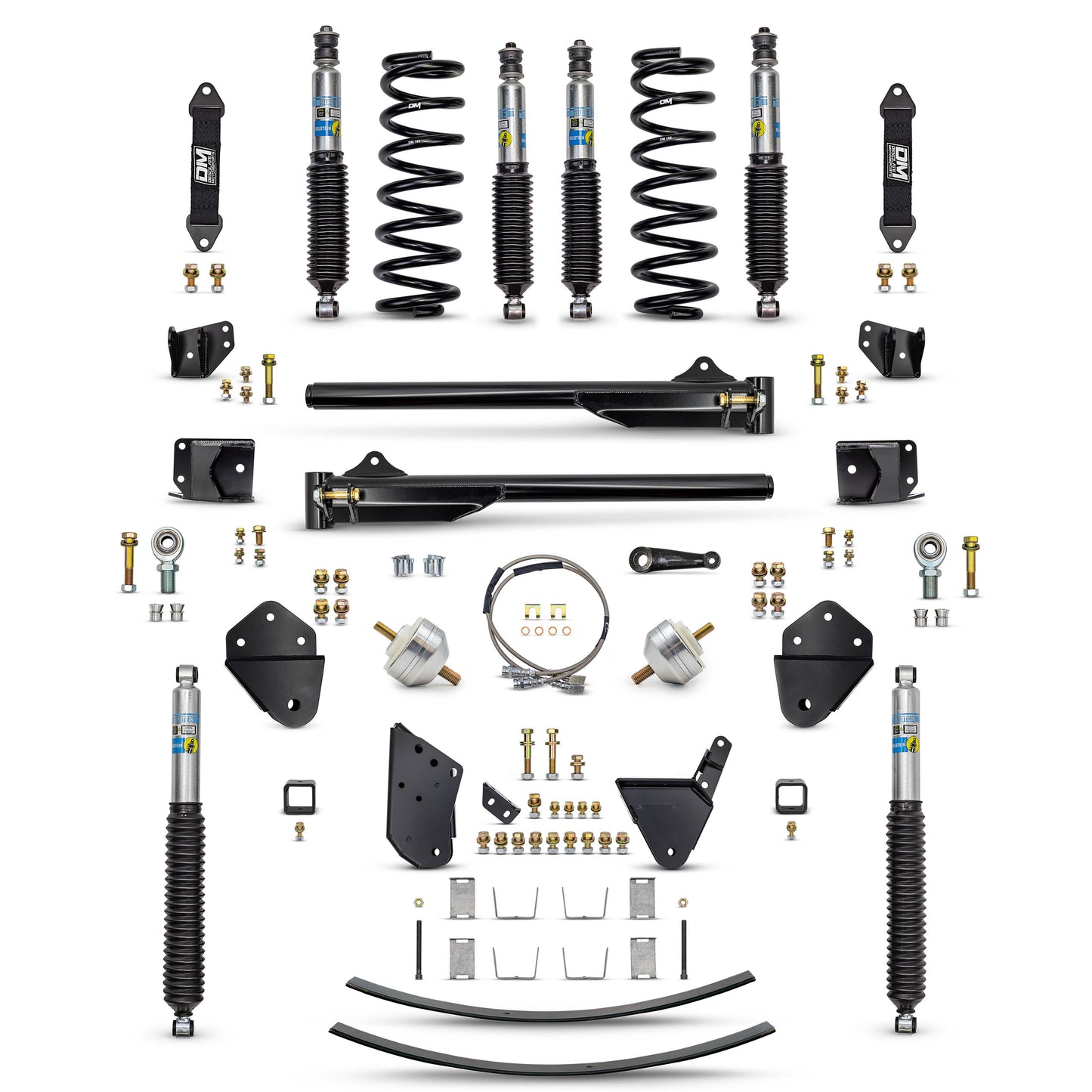 Desolate Motorsports 3.5" "DAILY DRIVER" NBC Suspension System (Front & Rear) – 1980–1996 Ford F-Series
