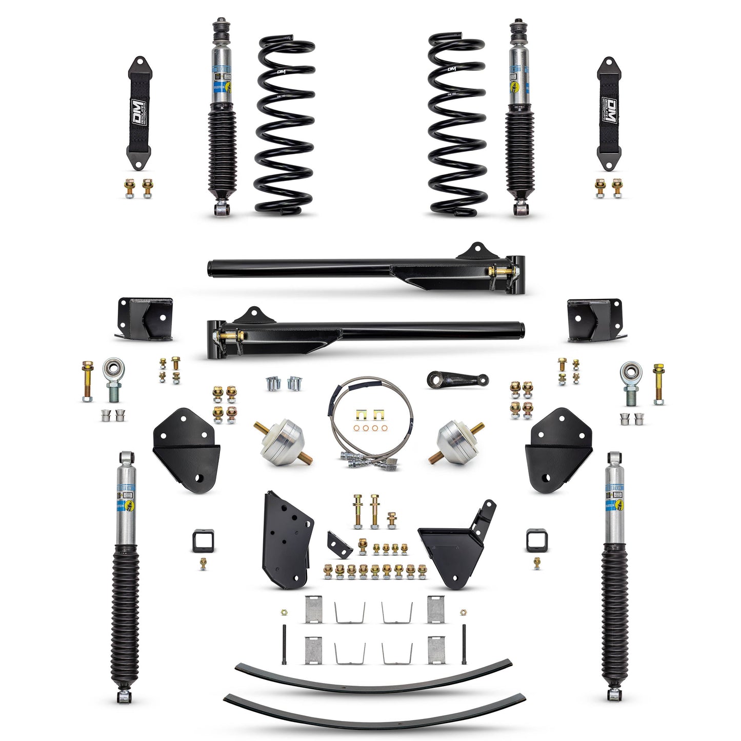 Desolate Motorsports 3.5" "DAILY DRIVER" NBC Suspension System (Front & Rear) – 1980–1996 Ford F-Series