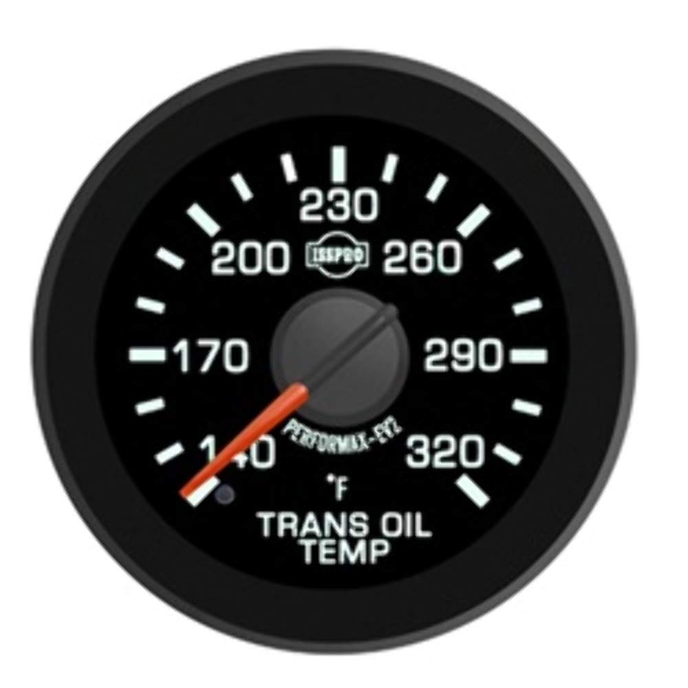 Isspro EV2 2 1/16" 100-280F Transmission Oil Temperature Gauge with Built-in Warning Light