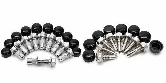 Complete Performance Lund Sun Visor Mounting Hardware Stainless Screws - 1992-1997 Ford F-Series & Bronco