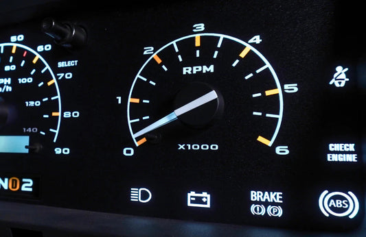 92-96 Cluster Faceplate Kit - XLT Modern - Gas