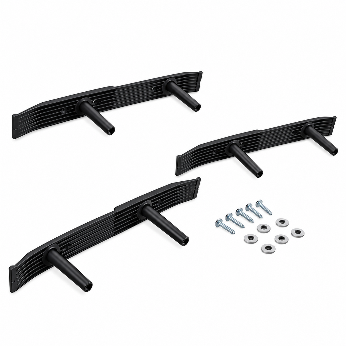 Tailgate Finish Trim Panel Brackets - 1987-1997 Ford F-Series & Bronco