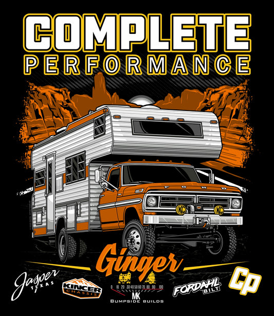 Ginger The Motorhome - Feburary Edition T-Shirt