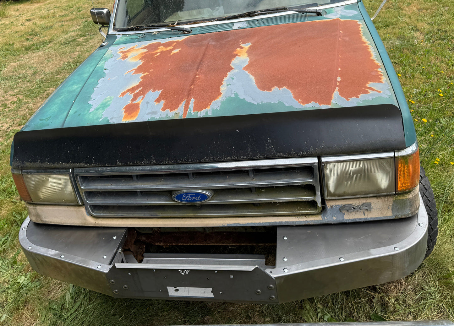 Engineered Vintage ‘GOAT' winch bumper - 1987-1997 Ford F-Series