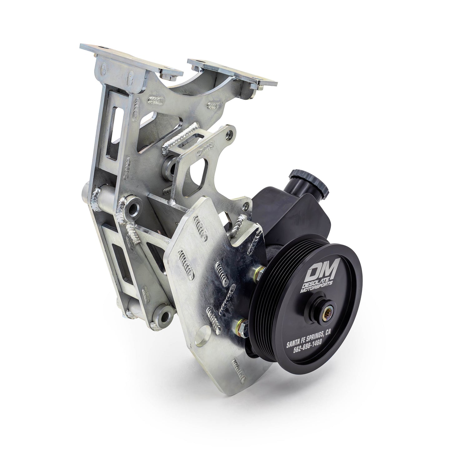 Desolate Motorsports Saginaw Power Steering Pump Conversion Kit – 1994.5–1997 Ford 7.3L Powerstroke
