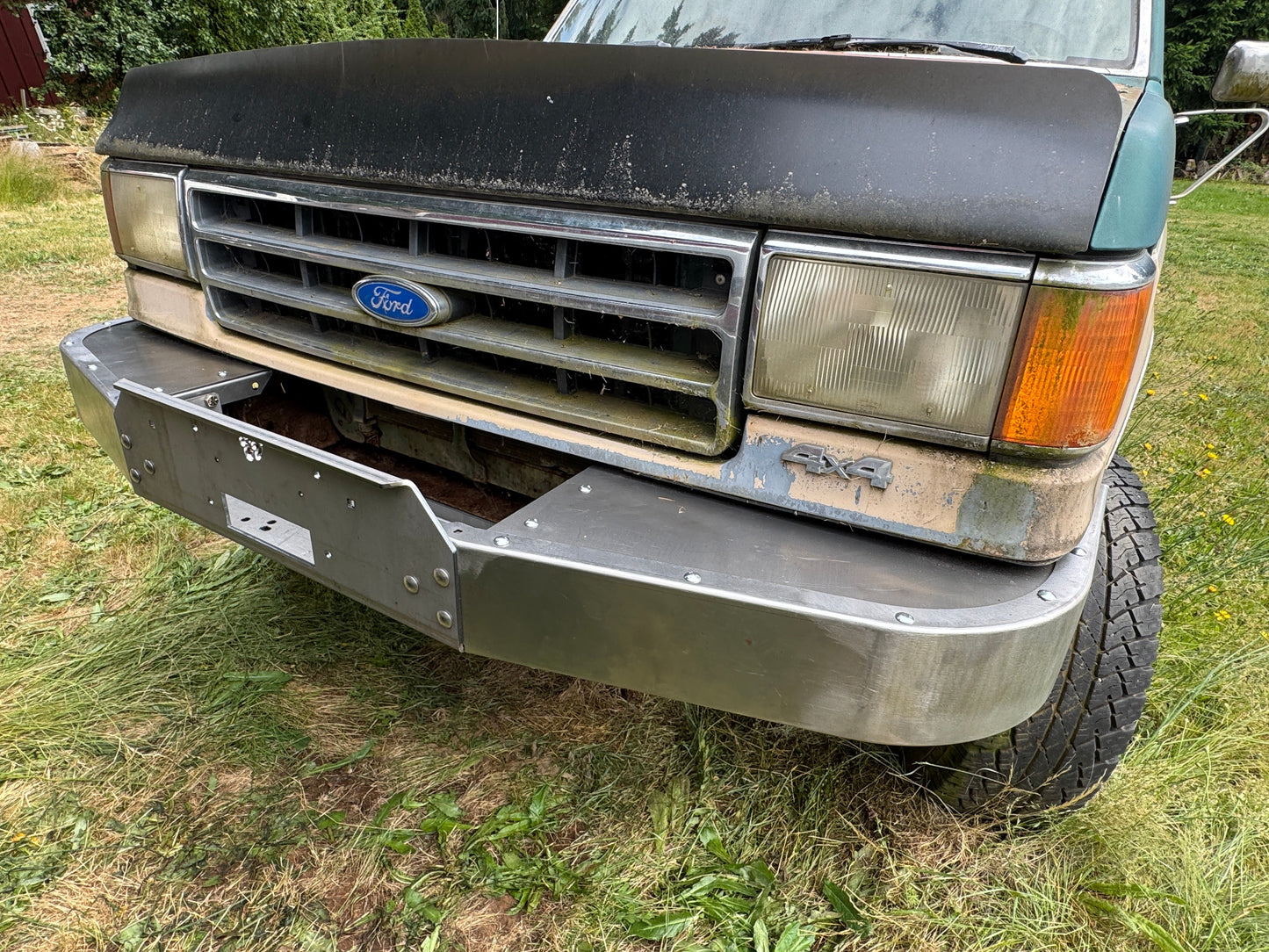 Engineered Vintage ‘GOAT' winch bumper - 1987-1997 Ford F-Series