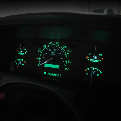 92-96 Cluster Faceplate Kit - Gas - F-Series