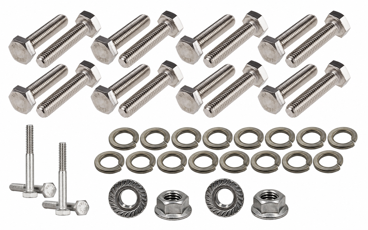 Stainless Steel Exhaust Manifold Hardware Kit | 1994–2003 7.3L Powerstroke