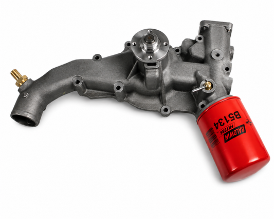 Dieselsite Water Pump with Coolant Filter - 1995 – 1997 Ford F-Series
