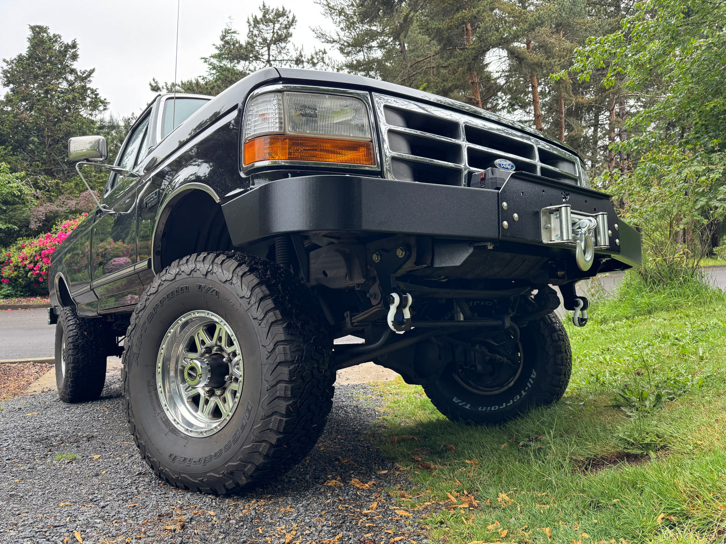 Engineered Vintage ‘GOAT' winch bumper - 1987-1997 Ford F-Series