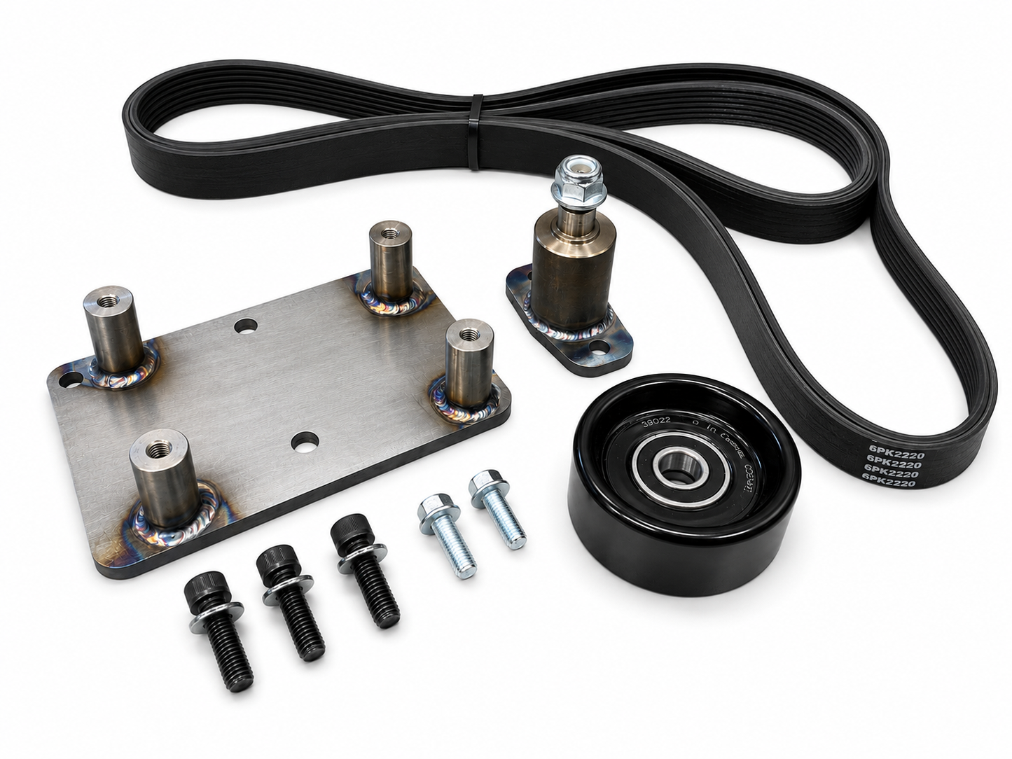 Carrick Customs Ford Cummins AC Compressor Mount - 1980-1997 Ford F-Series