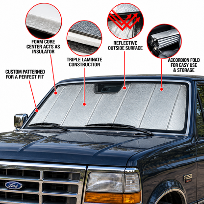 Covercraft Custom Sunshade - 1992-1997 Ford F-Series & Bronco