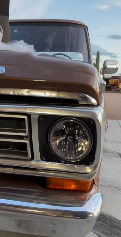 1967-1978 F-Series and Bronco KC HiLites 7" Gravity LED Headlights