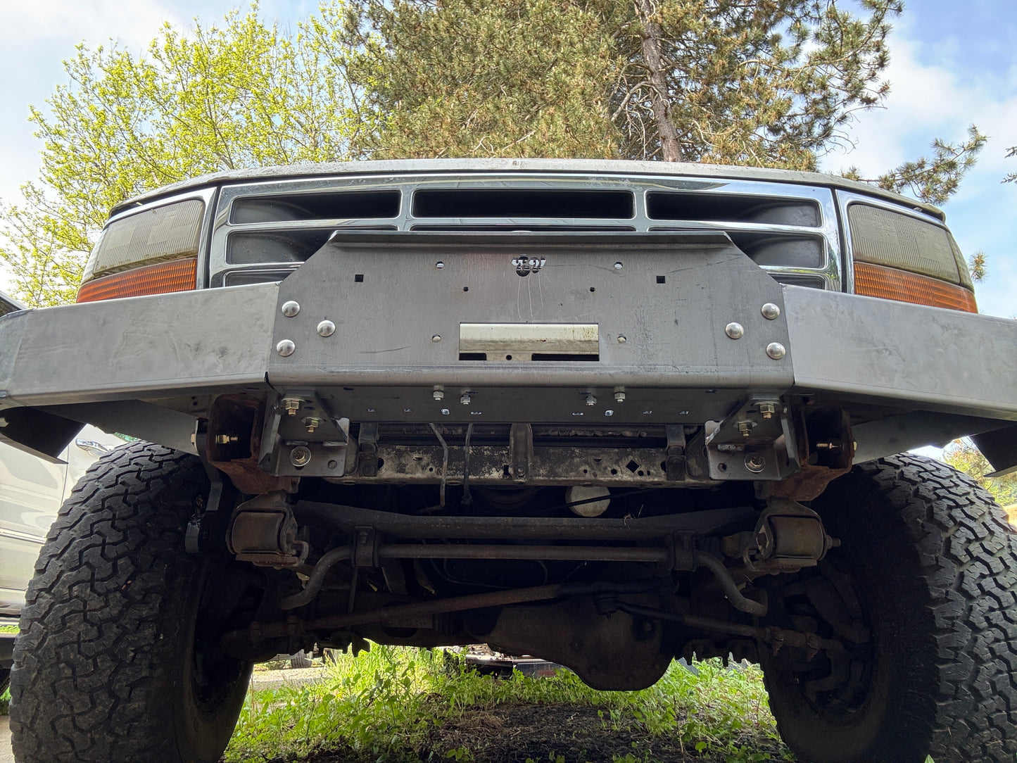 Engineered Vintage ‘GOAT' winch bumper - 1987-1997 Ford F-Series