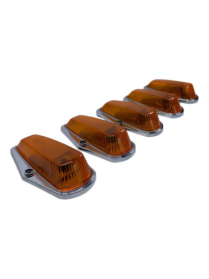 BLEM - (1973-1997) Ford Fseries Complete Performance Amber Chrome Cab Light Kit
